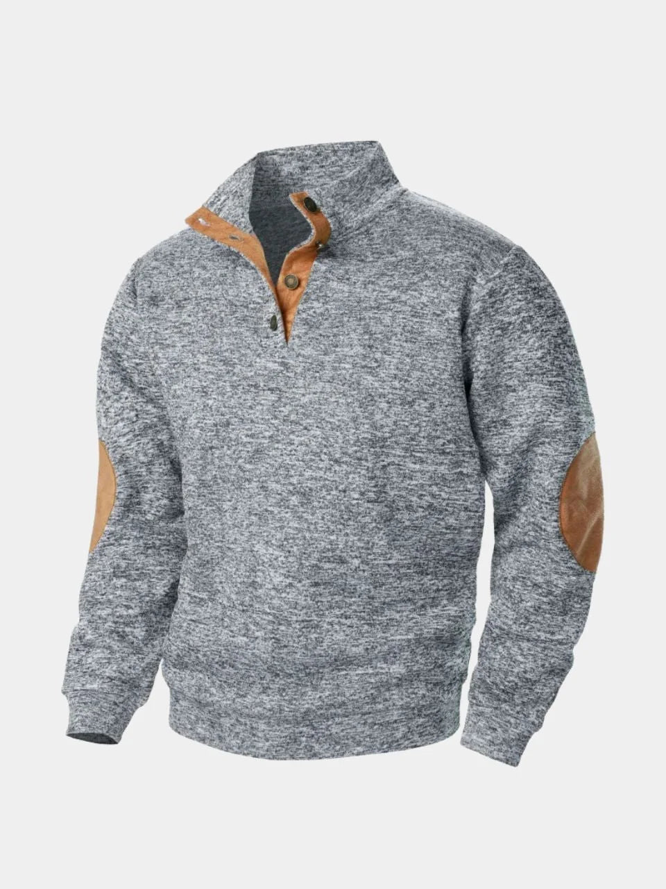 Lucien Heritage Elbow High Collar Pullover | Savile & Co.