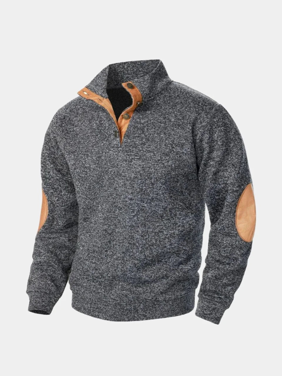Lucien Heritage Elbow High Collar Pullover | Savile & Co.