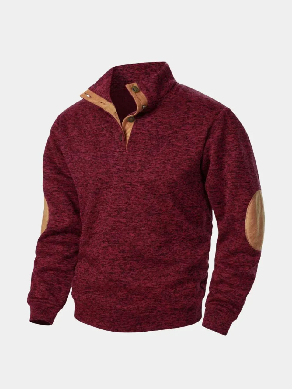 Lucien Heritage Elbow High Collar Pullover | Savile & Co.