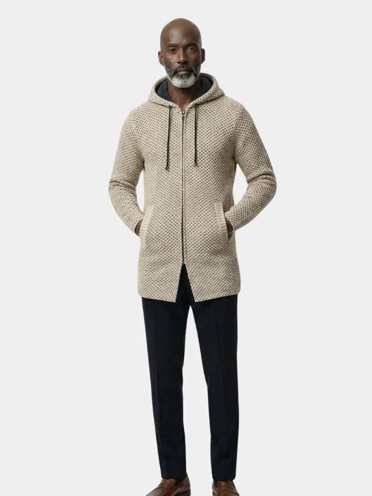 Lugano Knitted Hooded Winter Coat | Savile & Co.