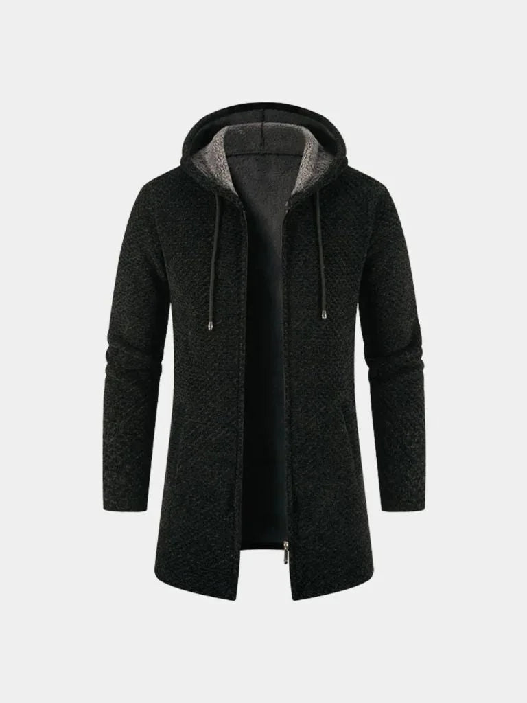 Lugano Knitted Hooded Winter Coat | Savile & Co.