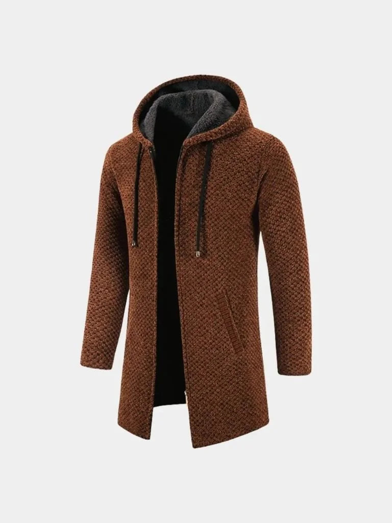 Lugano Knitted Hooded Winter Coat | Savile & Co.