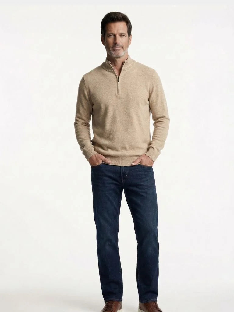 Merino Half Zip Sweater | Savile & Co.