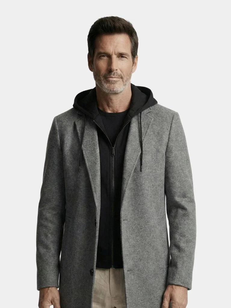 Metropolitan Hooded Overcoat | Savile & Co.