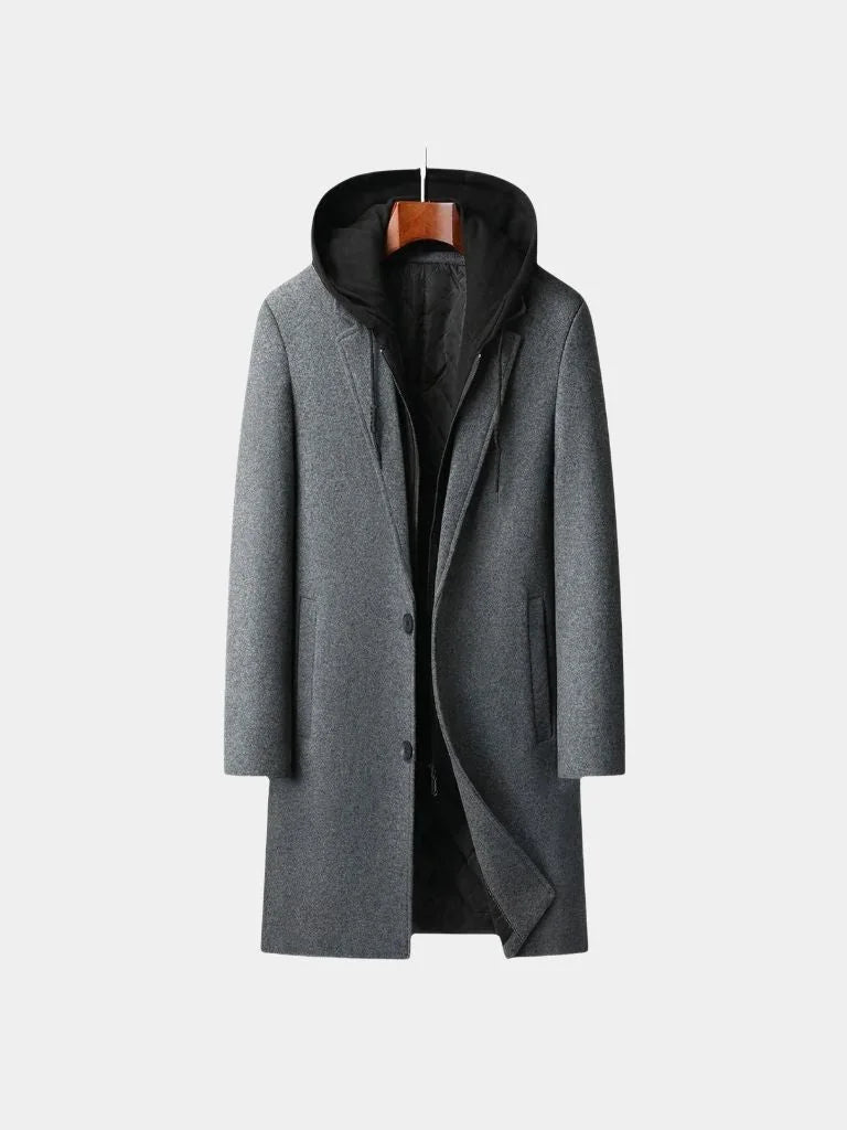 Metropolitan Hooded Overcoat | Savile & Co.
