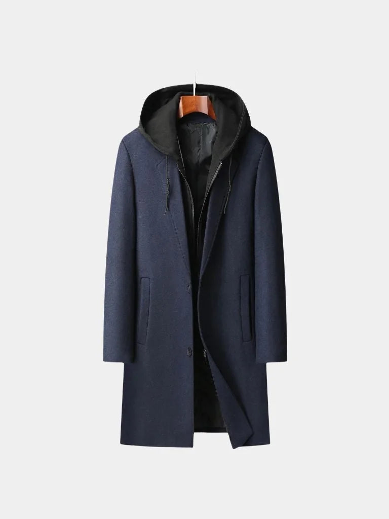 Metropolitan Hooded Overcoat | Savile & Co.