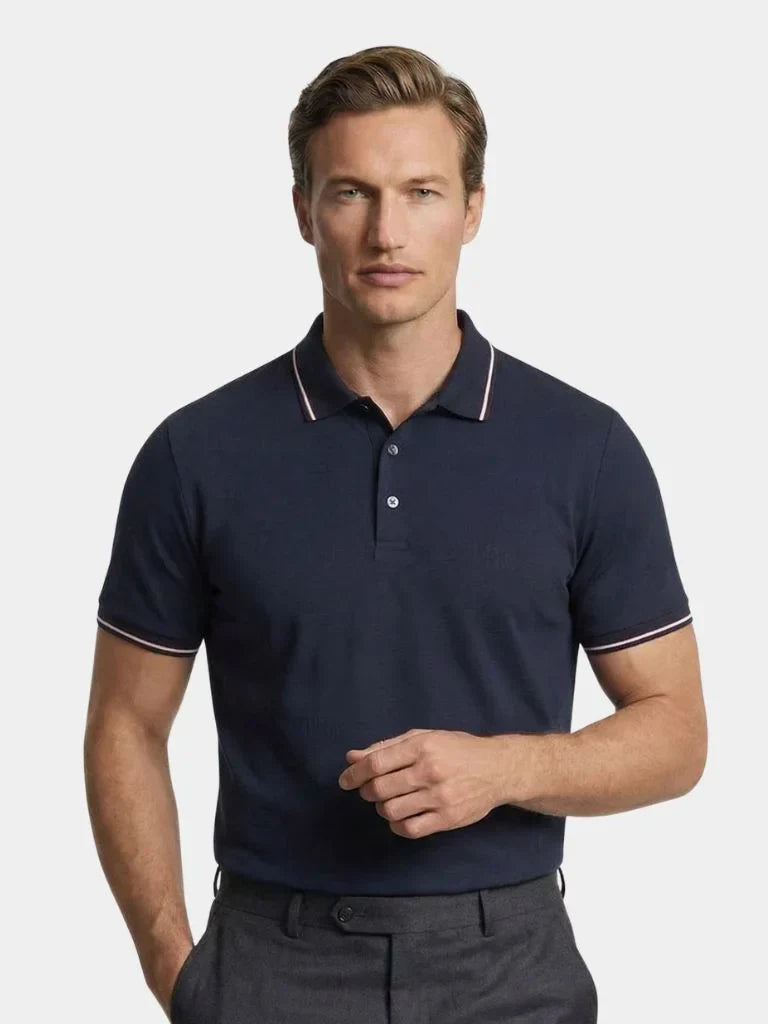 Midnight Trim Polo | Savile & Co.