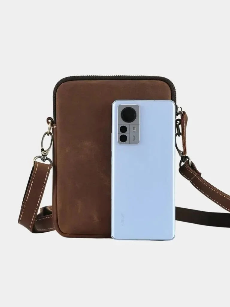 Minimalist Crossbody Leather Bag | Savile & Co.
