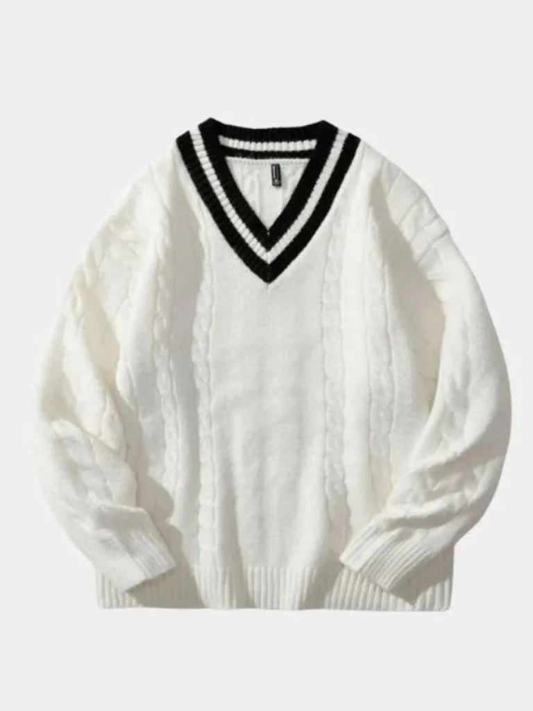 Minimalist V-Neck Sweater | Savile & Co.