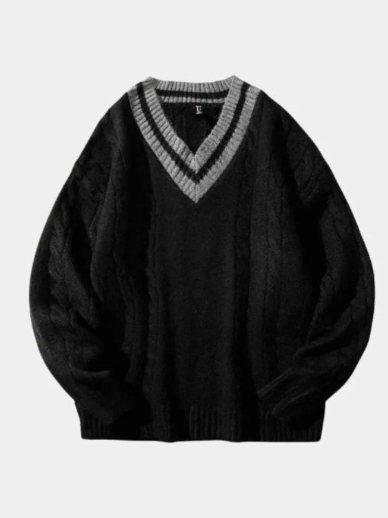 Minimalist V-Neck Sweater | Savile & Co.
