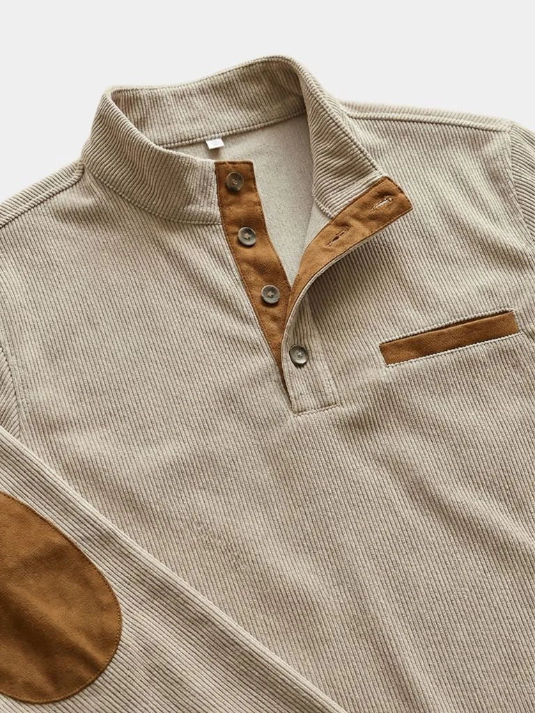 Monaco Casual Henley Pullover | Savile & Co.