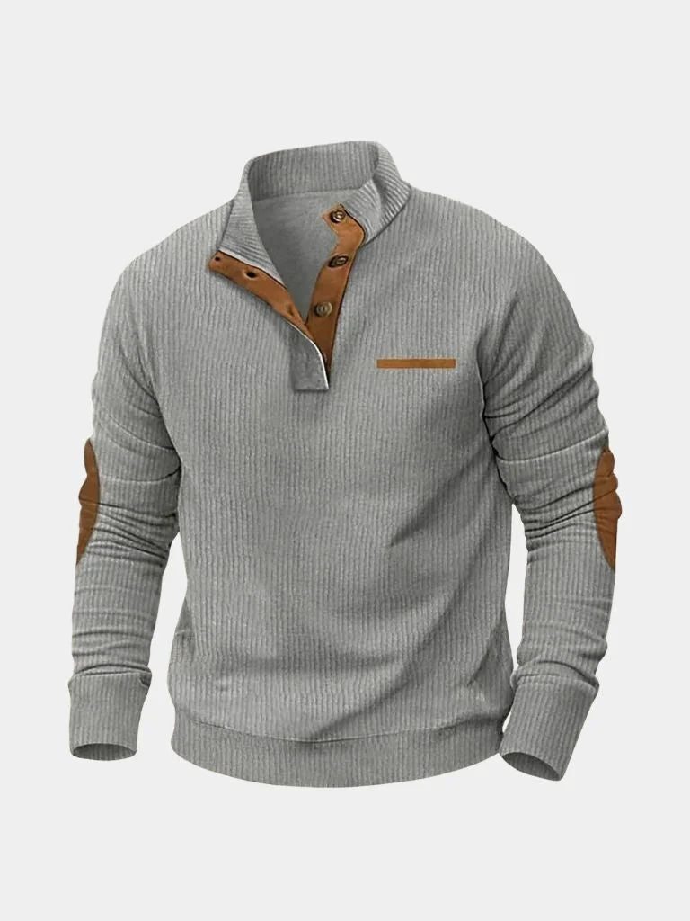 Monaco Casual Henley Pullover | Savile & Co.