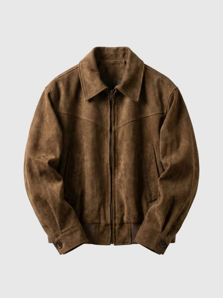 Monaco Suede Vintage Jacket | Savile & Co.