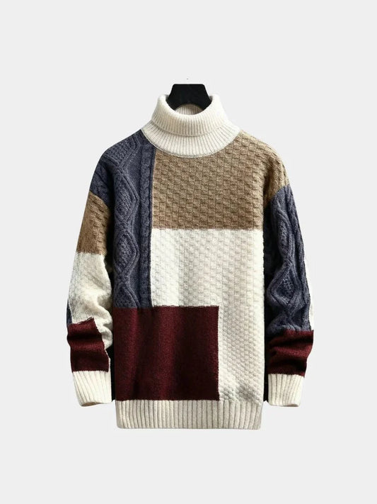 Mosaic Artisan Knit Sweater | Savile & Co.