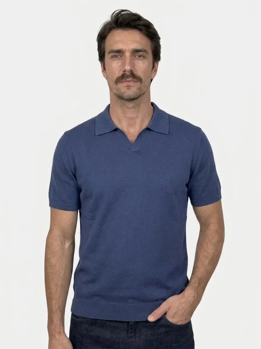 Navy Class Polo | Savile & Co.