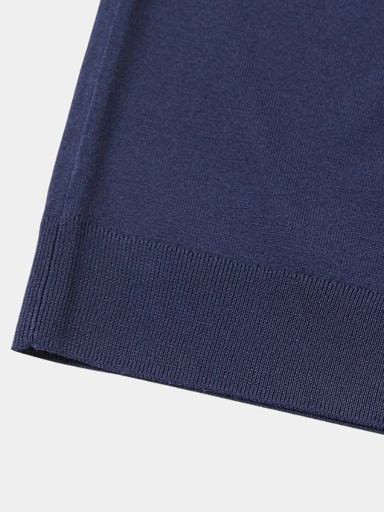 Navy Class Polo | Savile & Co.
