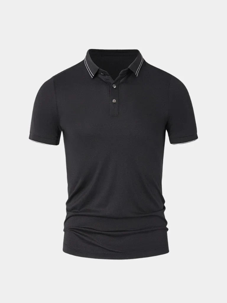 Obsidian Trim Polo | Savile & Co.