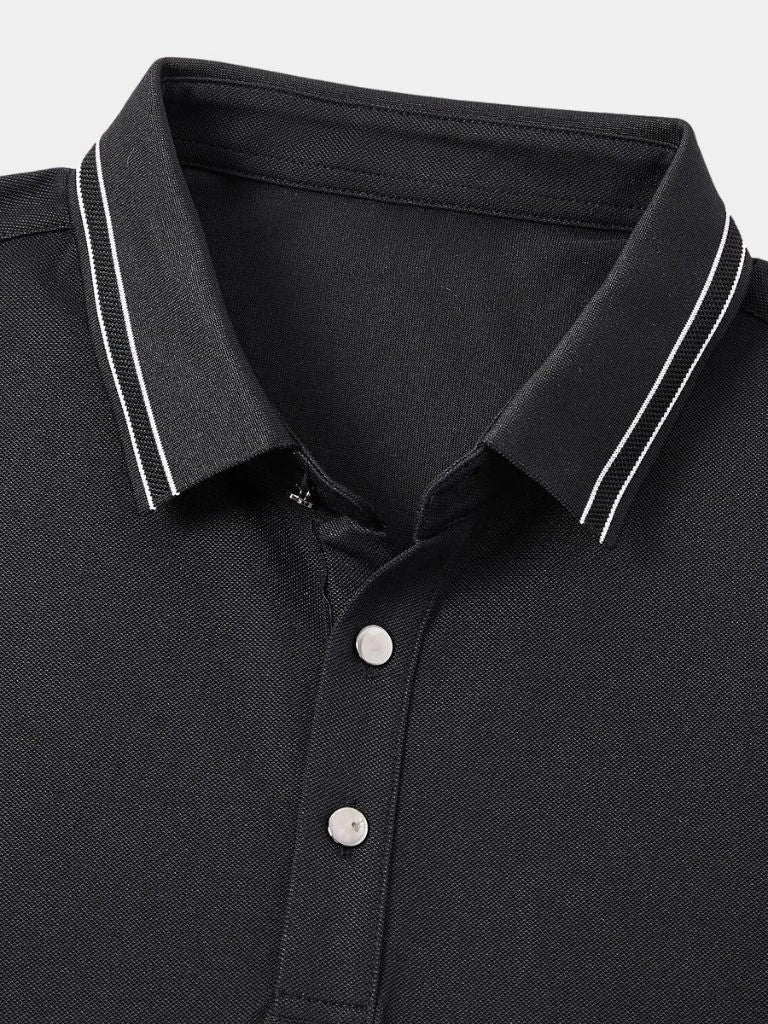 Obsidian Trim Polo | Savile & Co.