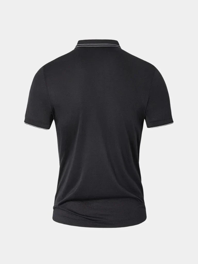 Obsidian Trim Polo | Savile & Co.