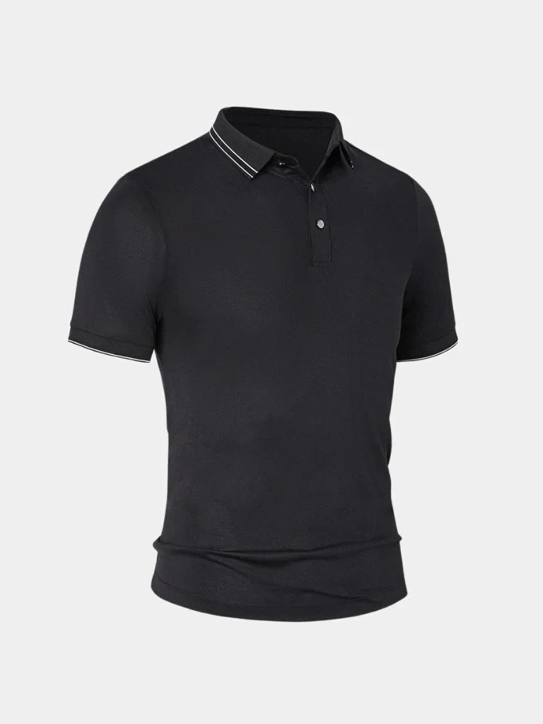 Obsidian Trim Polo | Savile & Co.