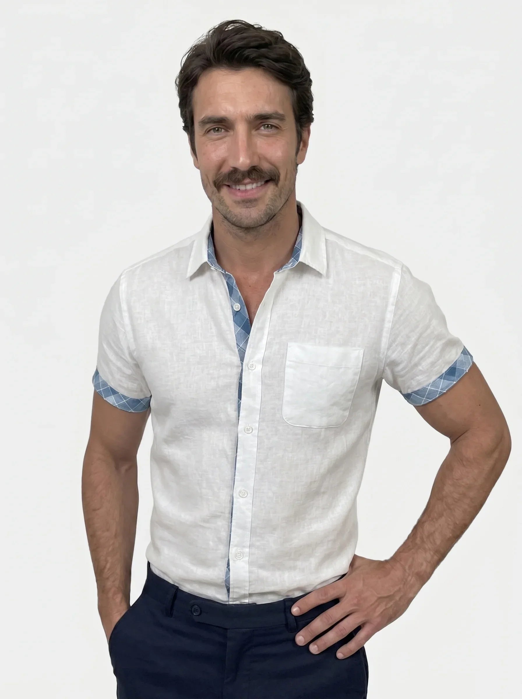 Ocean Detail Casual Shirt | Savile & Co.
