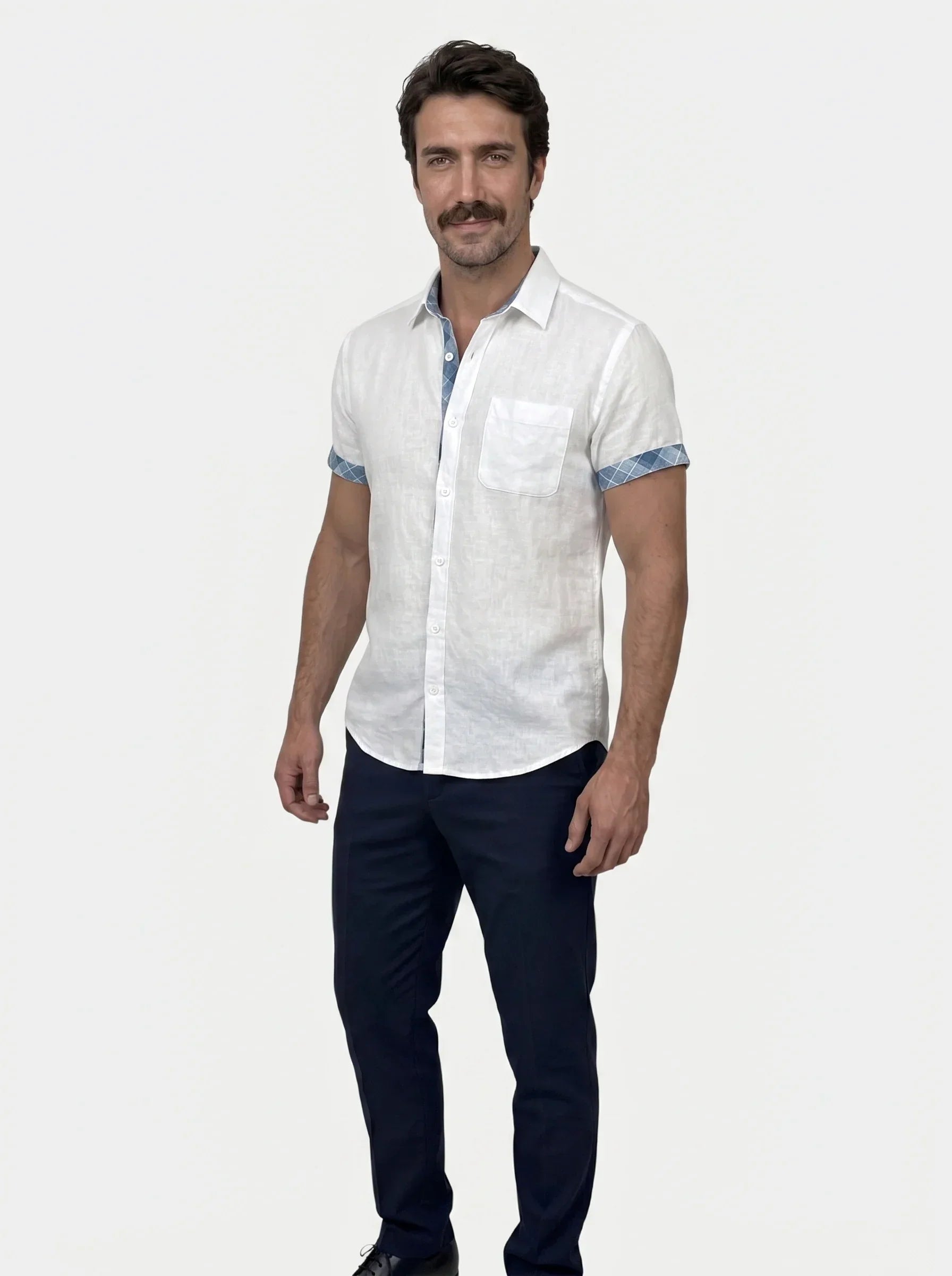 Ocean Detail Casual Shirt | Savile & Co.