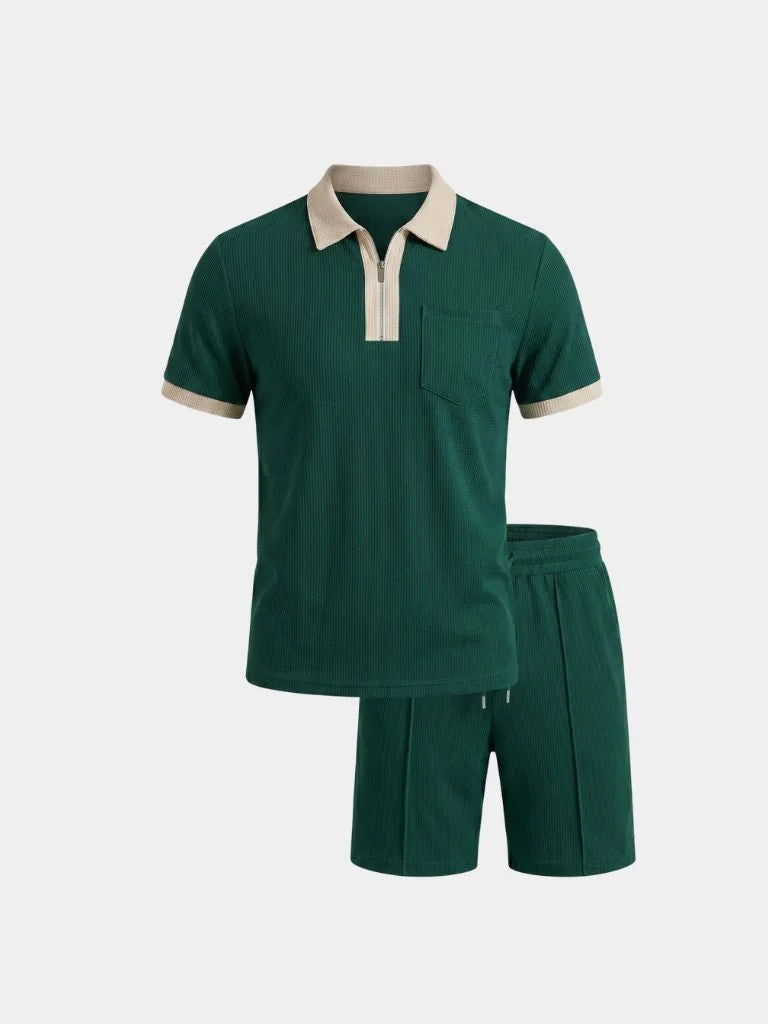 Precision Grid Zipper Set | Savile & Co.