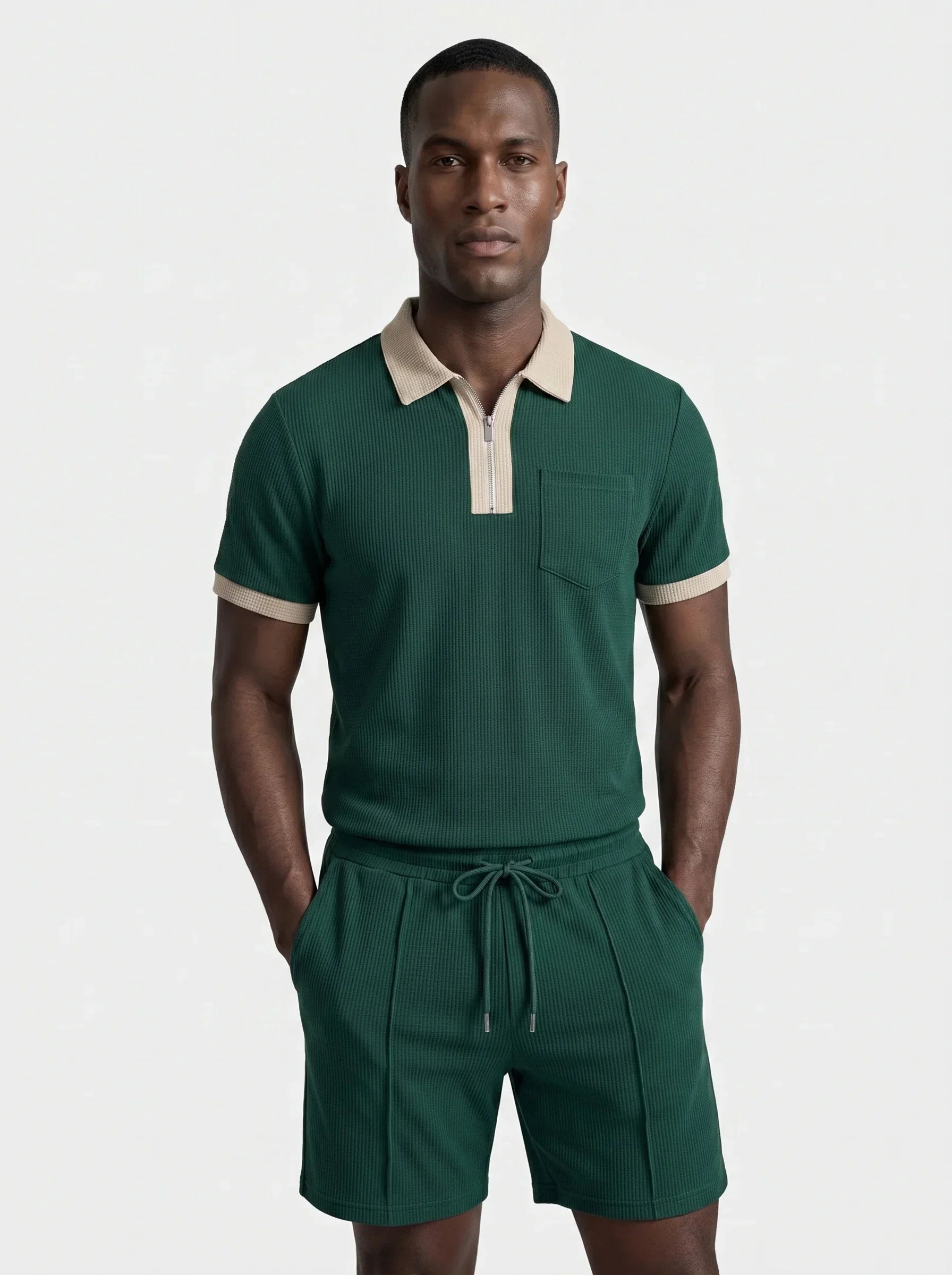 Precision Grid Zipper Set | Savile & Co.