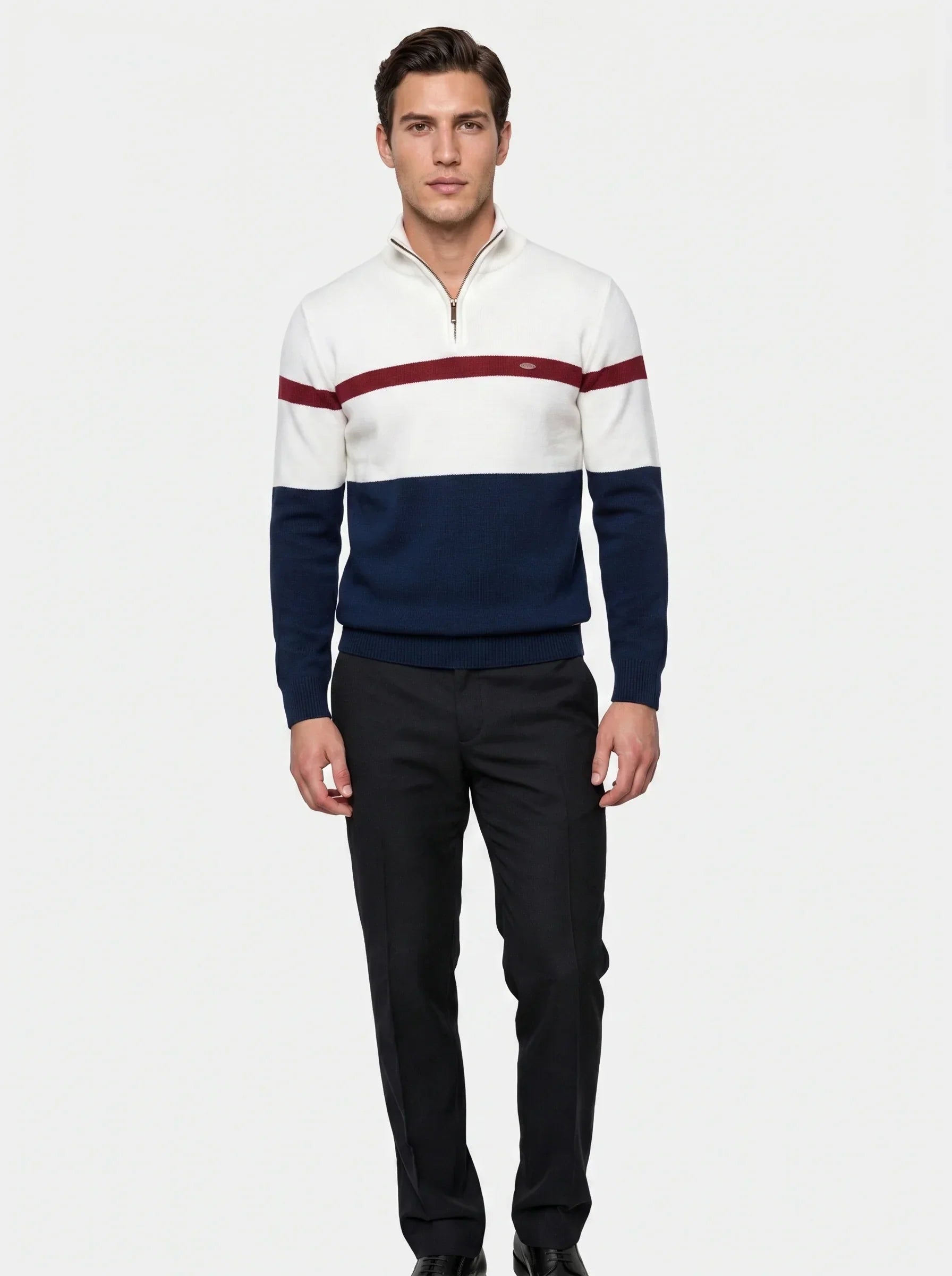 Quarter-Zip Jumper Sweater | Savile & Co.