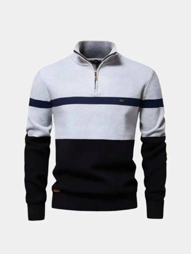 Quarter-Zip Jumper Sweater | Savile & Co.