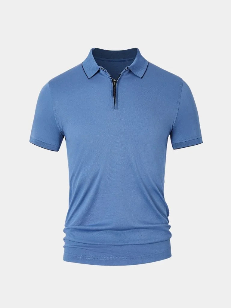 Regis Quarter Zip Polo | Savile & Co.