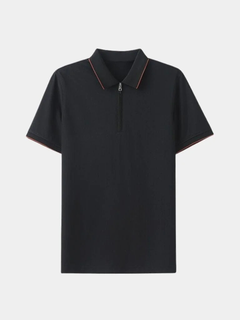 Regis Quarter Zip Polo | Savile & Co.