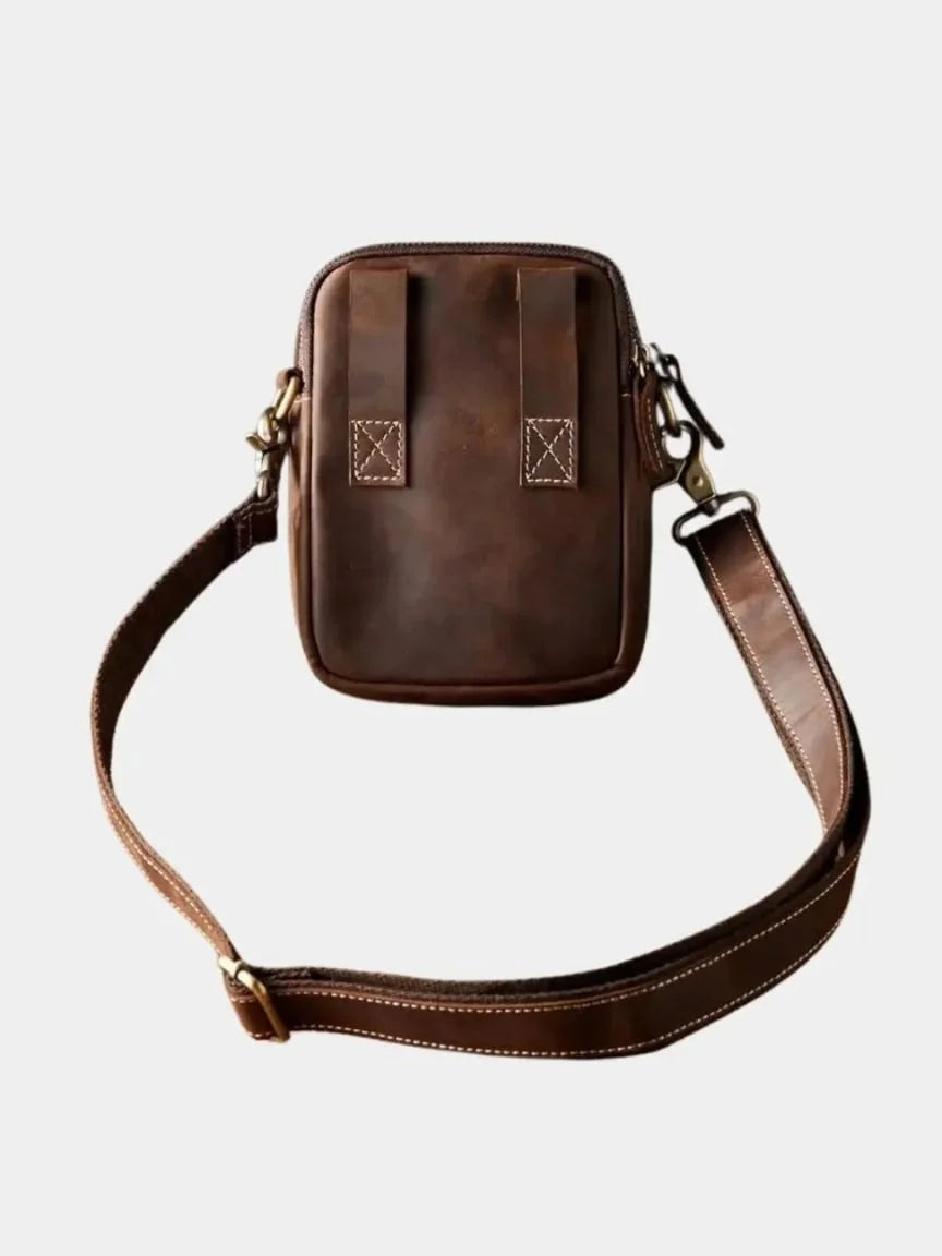 Retro Leather Men's Shoulder Bag | Savile & Co.