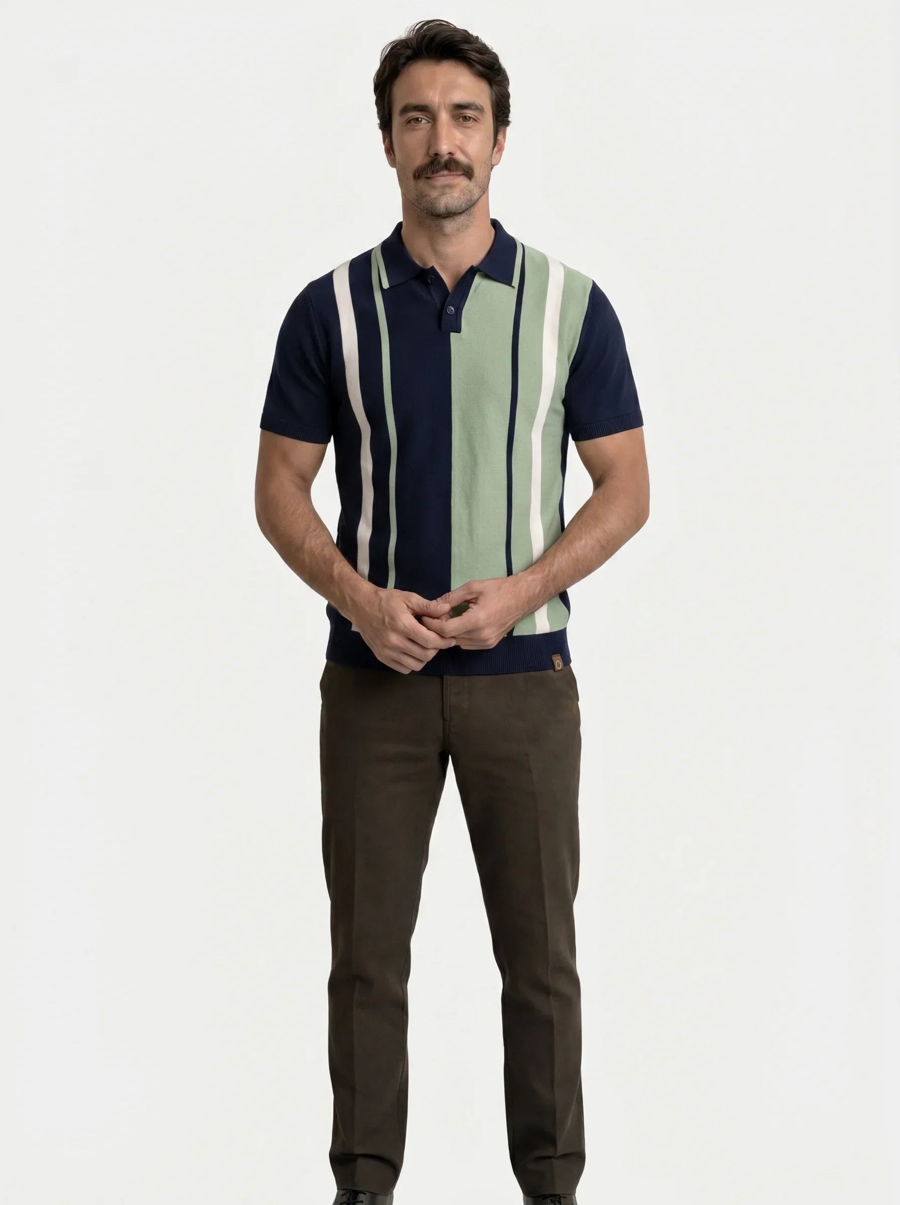 Retro Stripe Polo | Savile & Co.