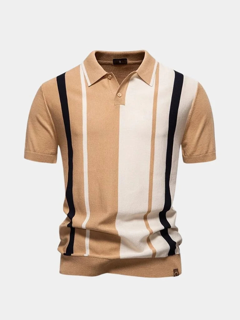Retro Stripe Polo | Savile & Co.