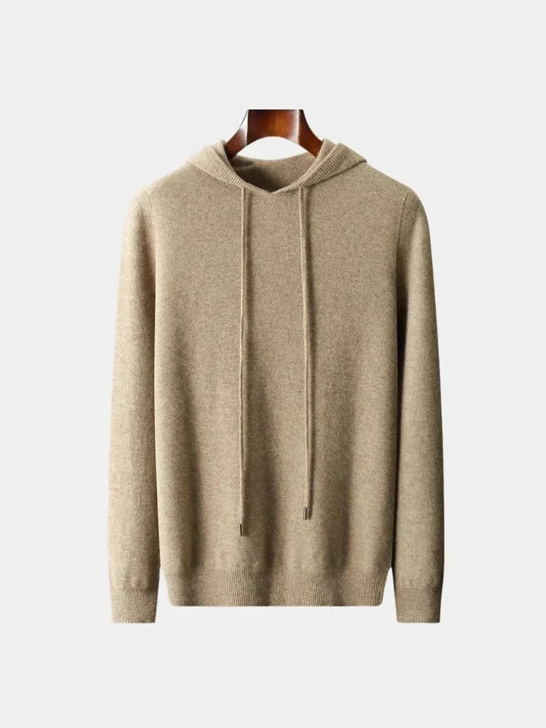 100% Cashmere Hooded Sweater | Savile & Co.