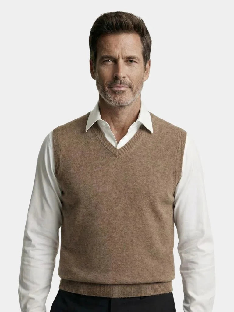 100% Merino Wool Sweater Vest | Savile & Co.