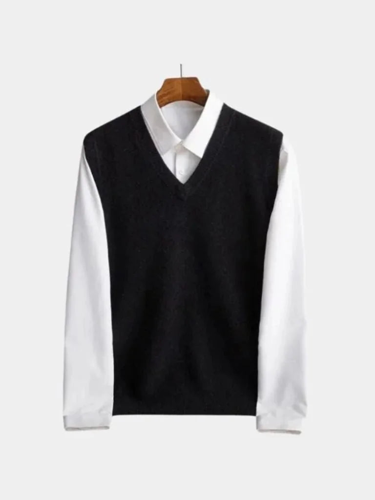 100% Merino Wool Sweater Vest | Savile & Co.