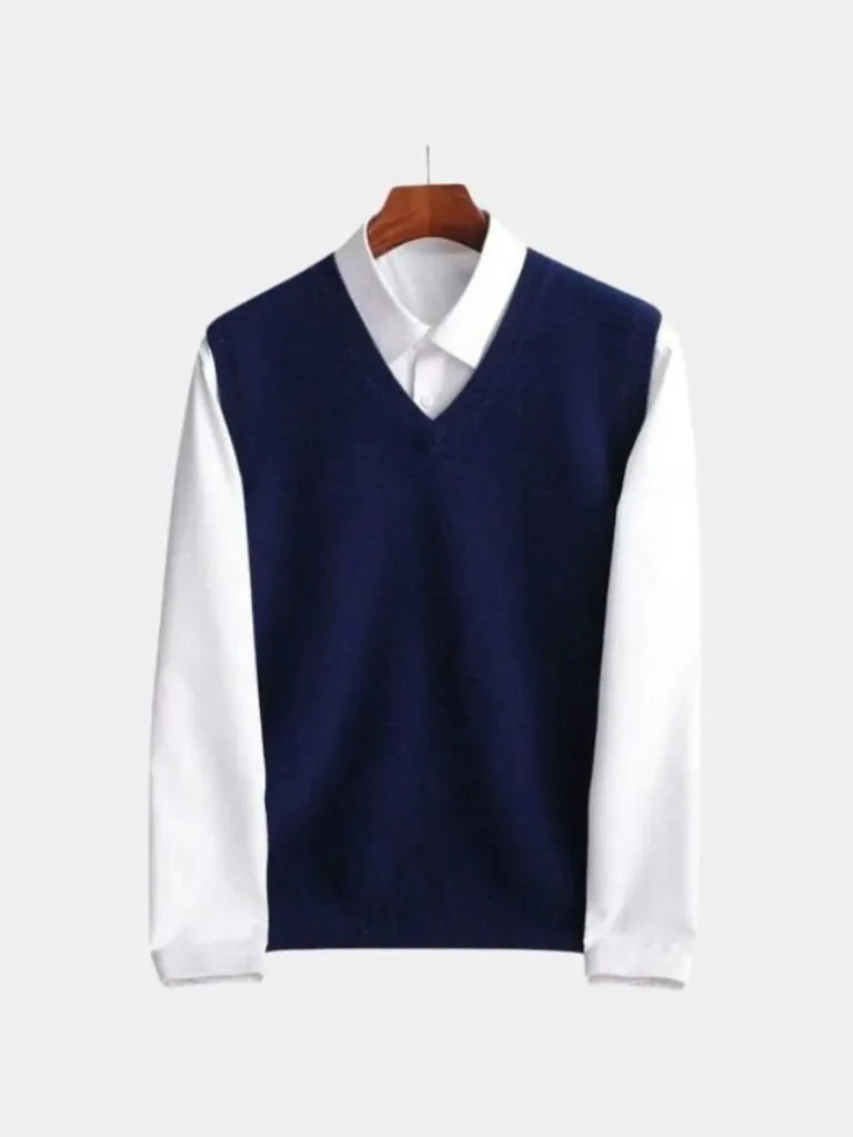 100% Merino Wool Sweater Vest | Savile & Co.