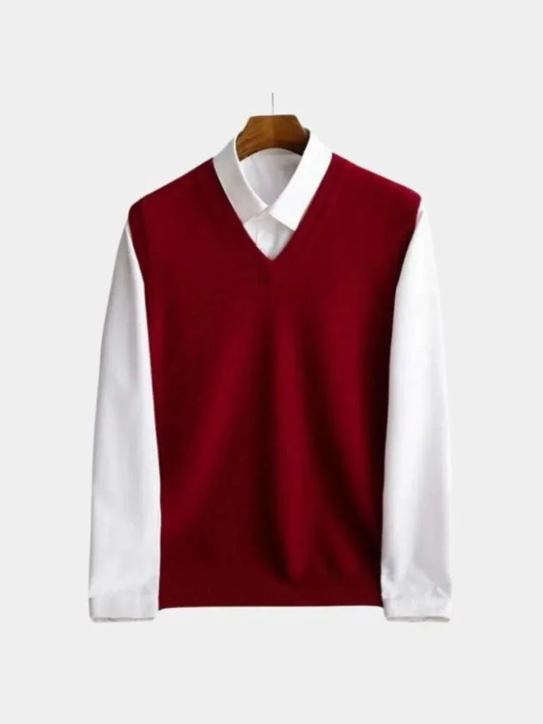 100% Merino Wool Sweater Vest | Savile & Co.