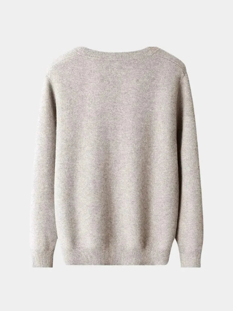 100% Merino Wool V Neck Knitwear Cardigan Sweater | Savile & Co.