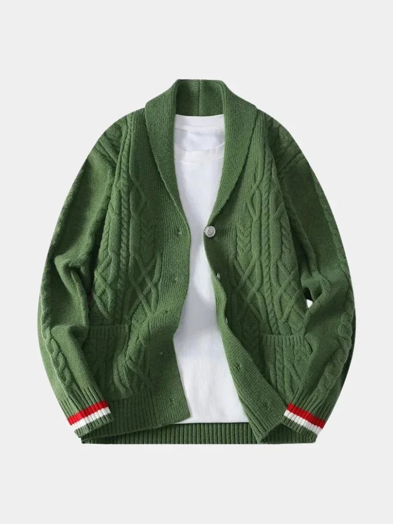 Academy Shawl-Neck Knit | Savile & Co.
