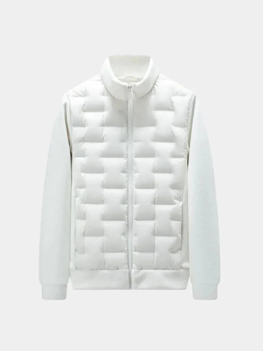 Alpine Cream Hybrid Jacket | Savile & Co.
