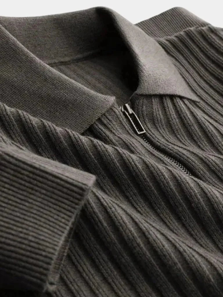 Alpine Riviera Knit Polo Pullover | Savile & Co.