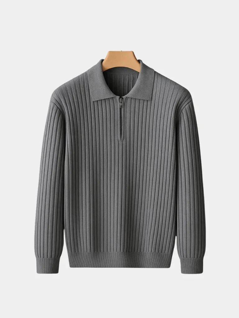 Alpine Riviera Knit Polo Pullover | Savile & Co.