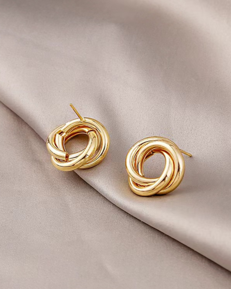 Aurelia Knot Studs | Savile & Co.