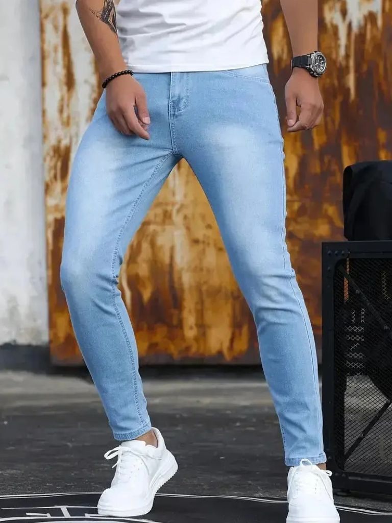Stretchy Skinny Denim Jeans Trousers | Savile & Co.