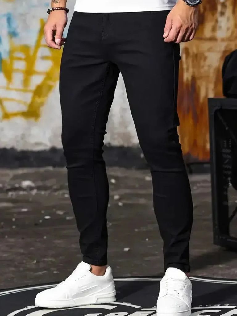 Stretchy Skinny Denim Jeans Trousers | Savile & Co.