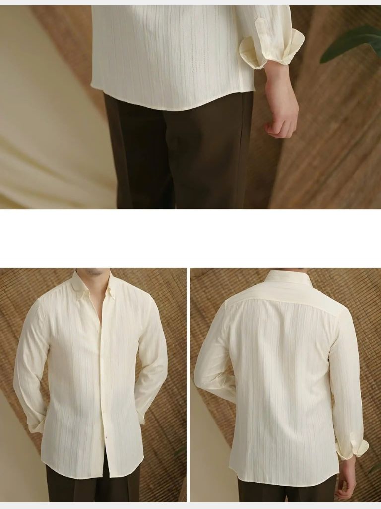 Striped Button Down Seersucker Shirt | Savile & Co.