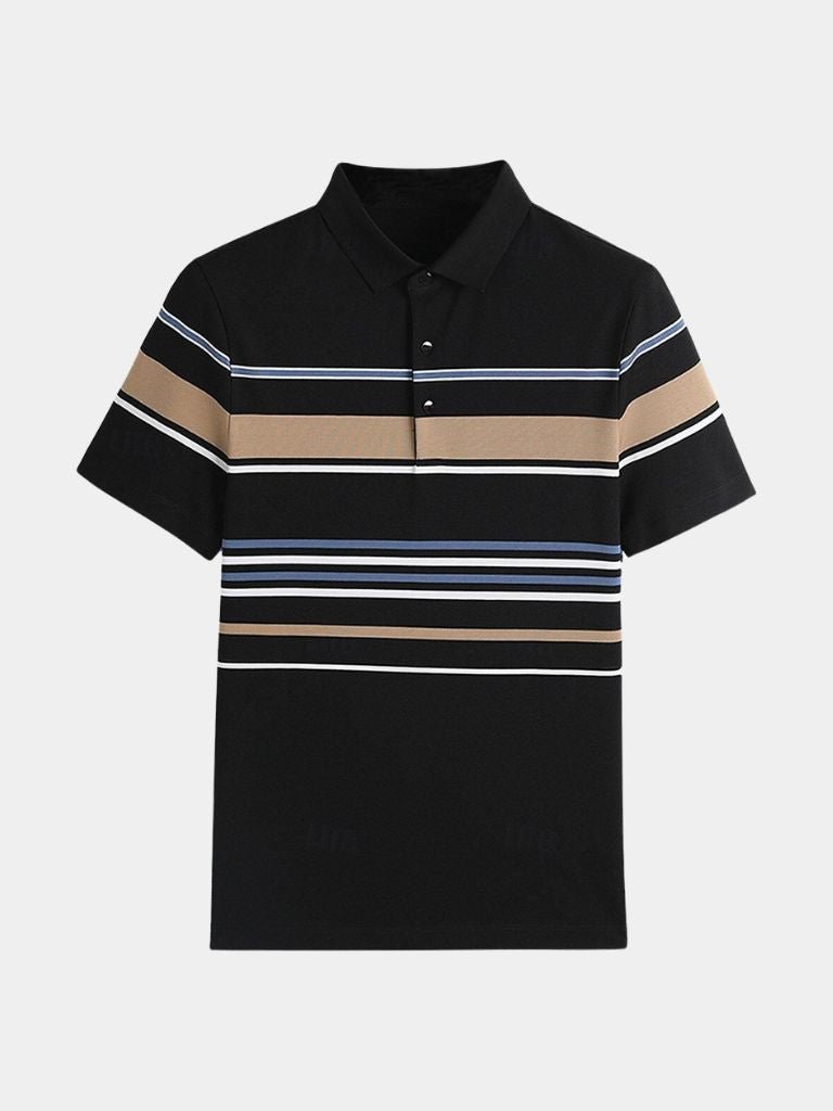 Sunset Stripe Polo | Savile & Co.